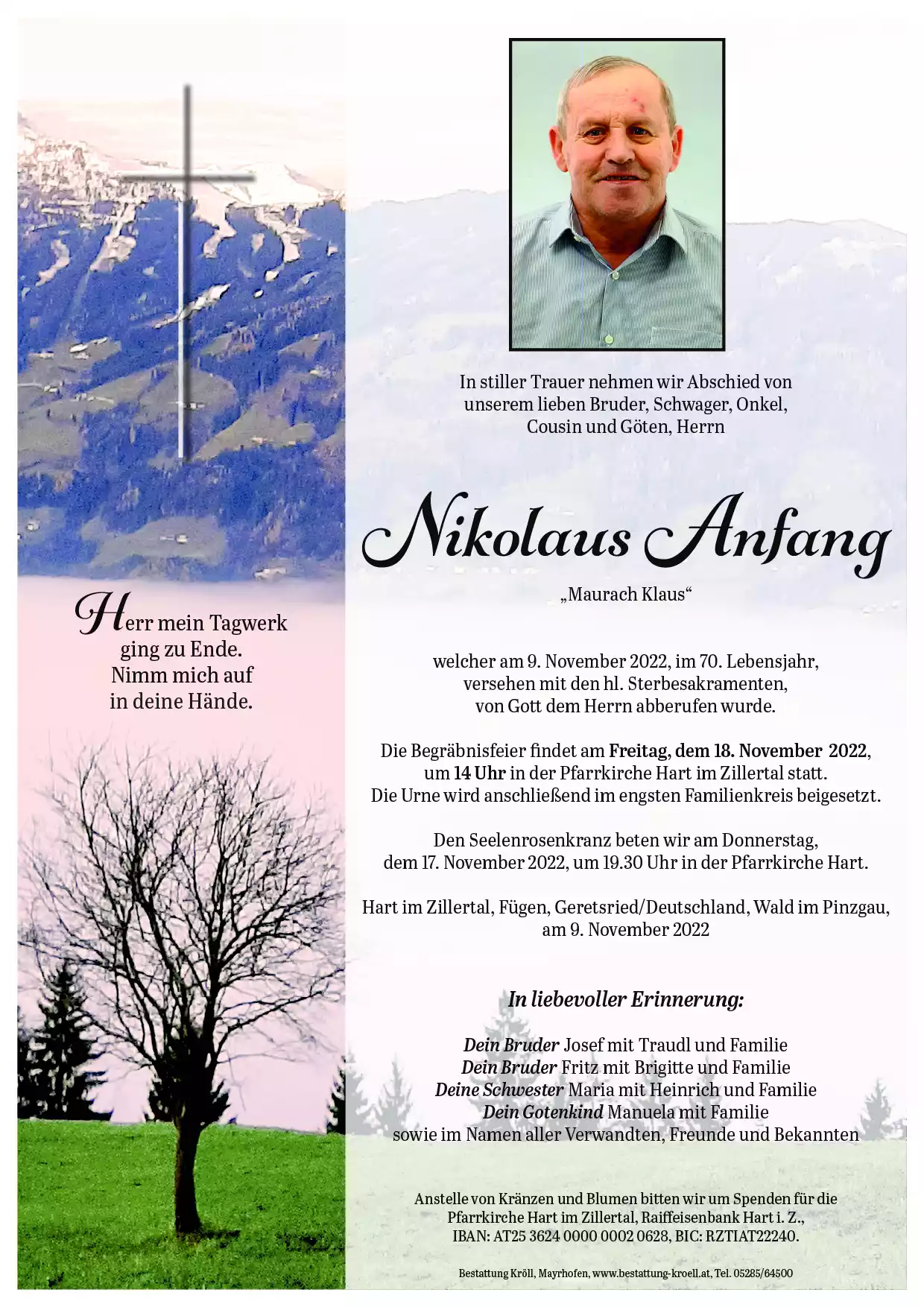 Parte von Nikolaus Anfang